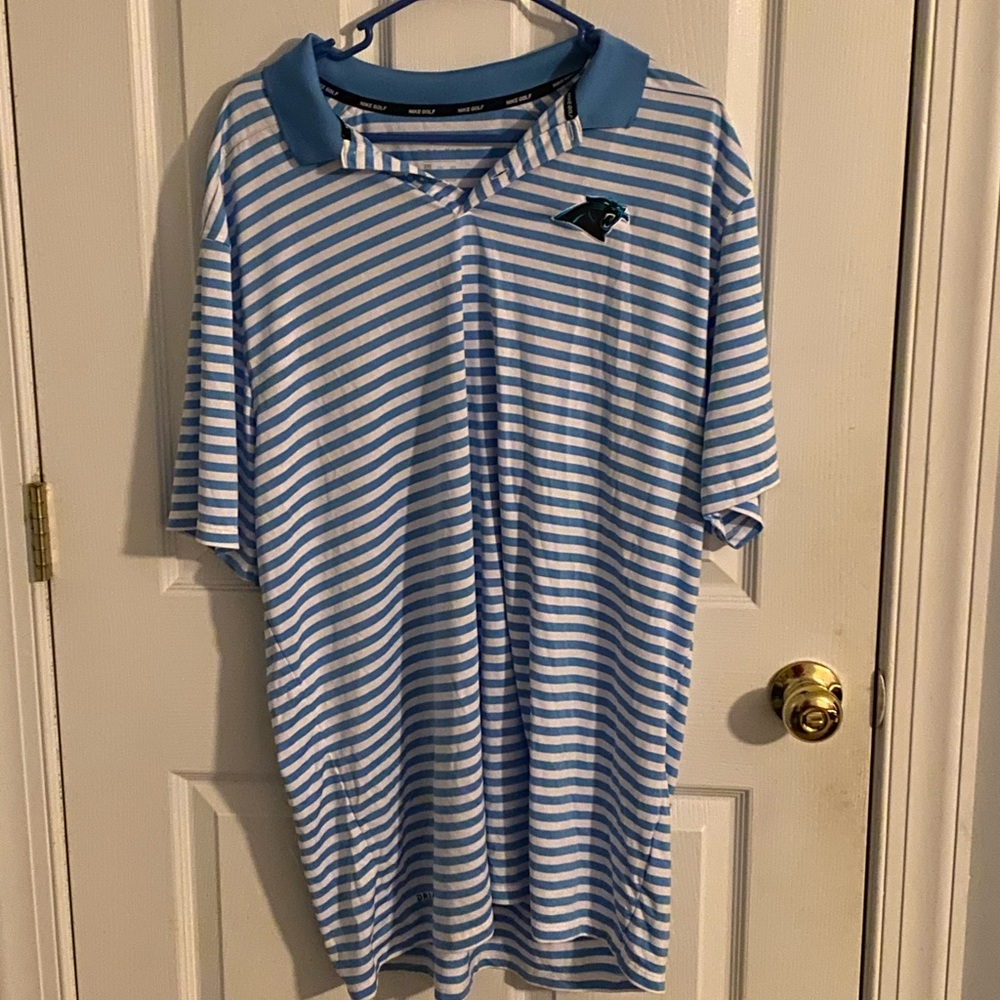 Carolina Panthers Nike Golf Polo